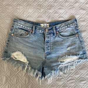 Loving good vibrations cutoffs by free people